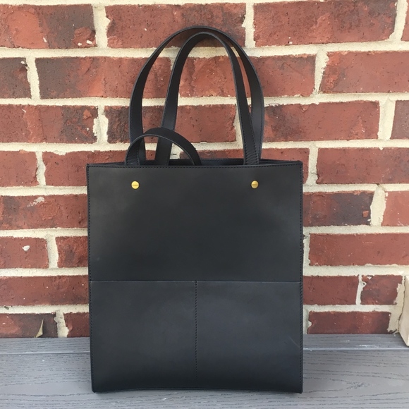 madewell the passenger convertible leather tote